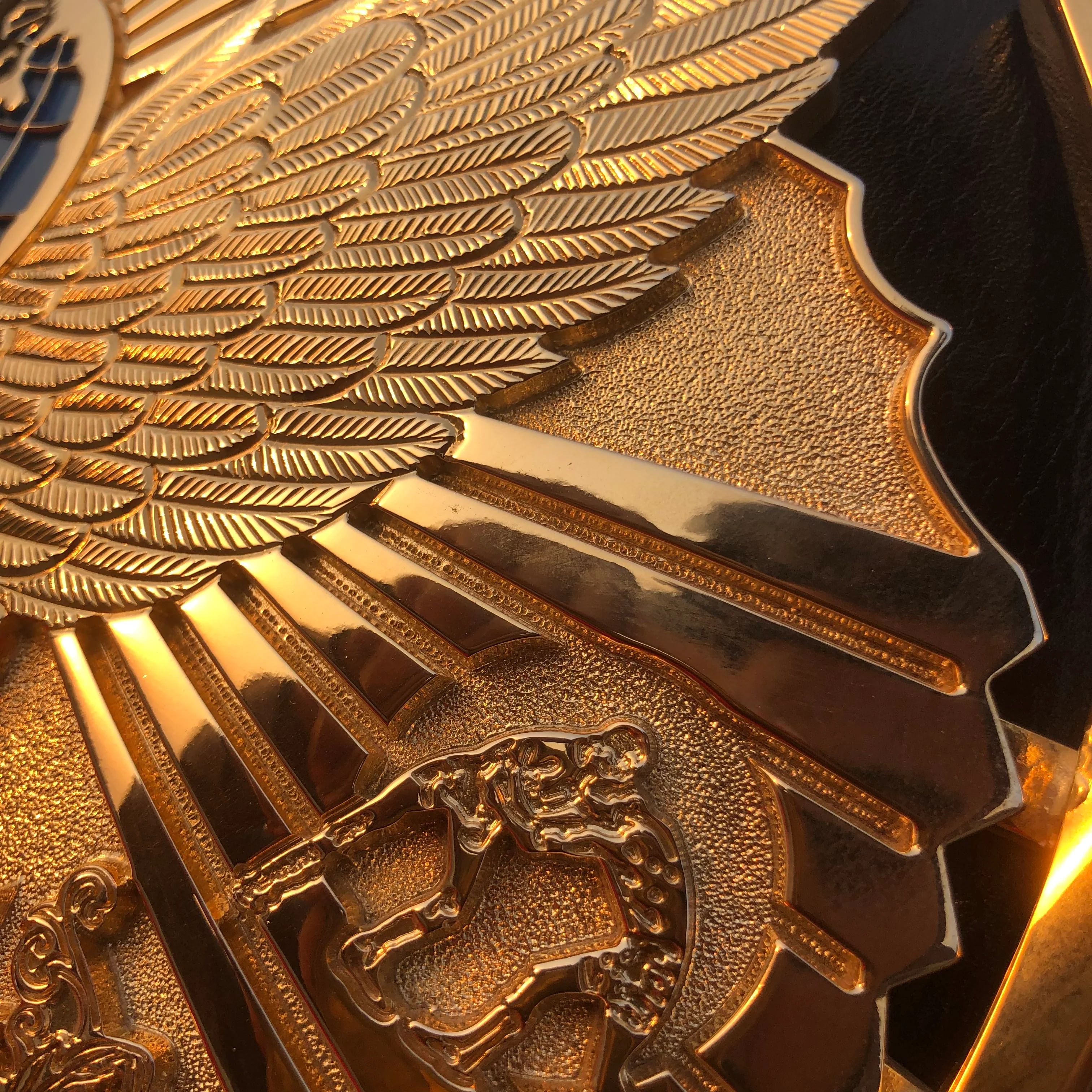 WWF Premium Winged Eagle CNC Championship Belt - Image 8