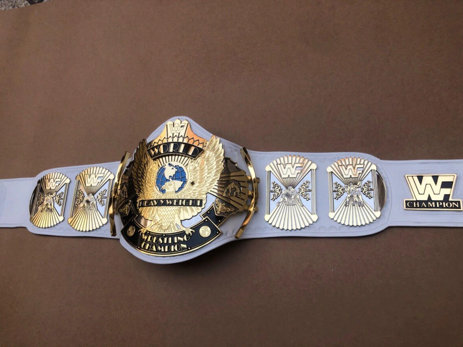 WWF WHITE WINGED EAGLE DUAL PLATED CNC HD CHAMPIONSHIP BELT - Image 3