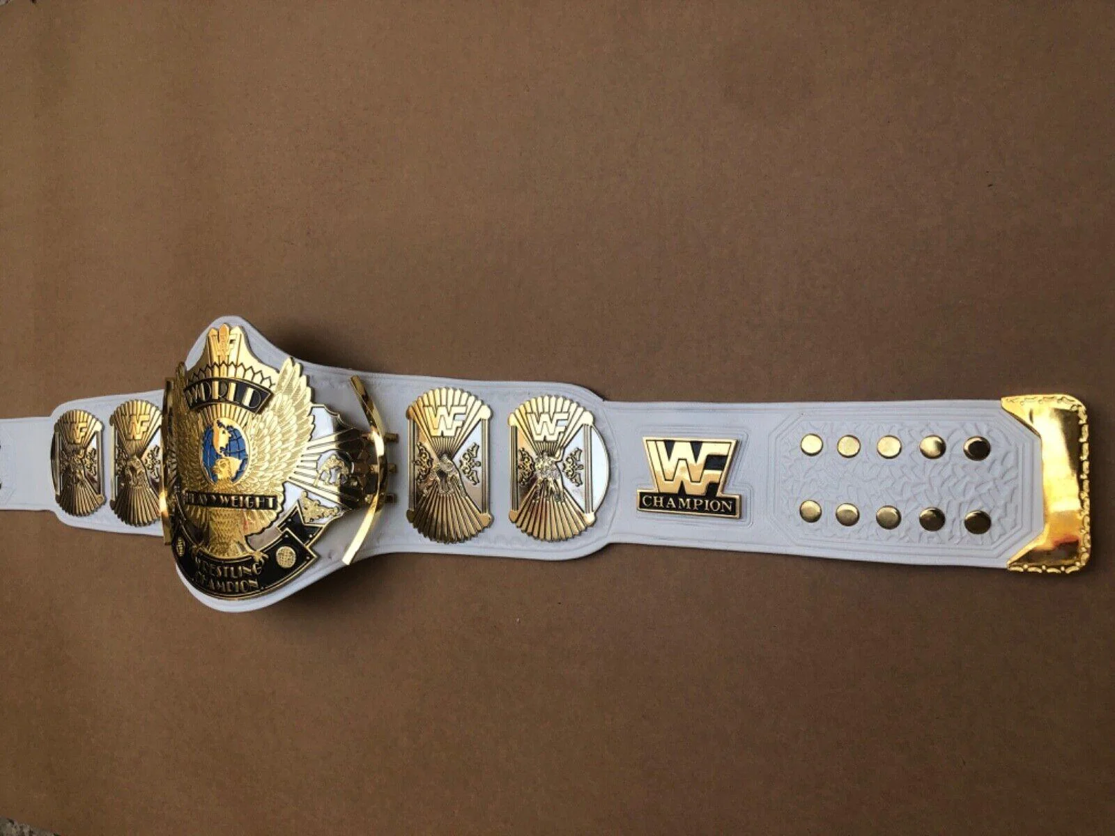 WWF WHITE WINGED EAGLE DUAL PLATED CNC HD CHAMPIONSHIP BELT - Image 4
