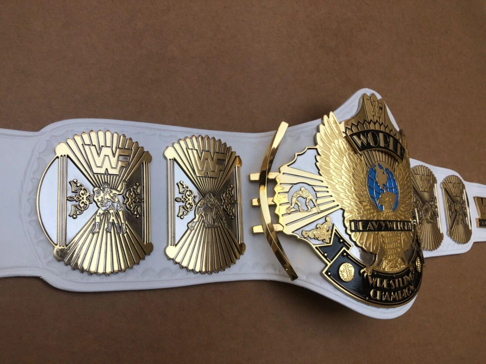 WWF WHITE WINGED EAGLE DUAL PLATED CNC HD CHAMPIONSHIP BELT - Image 5