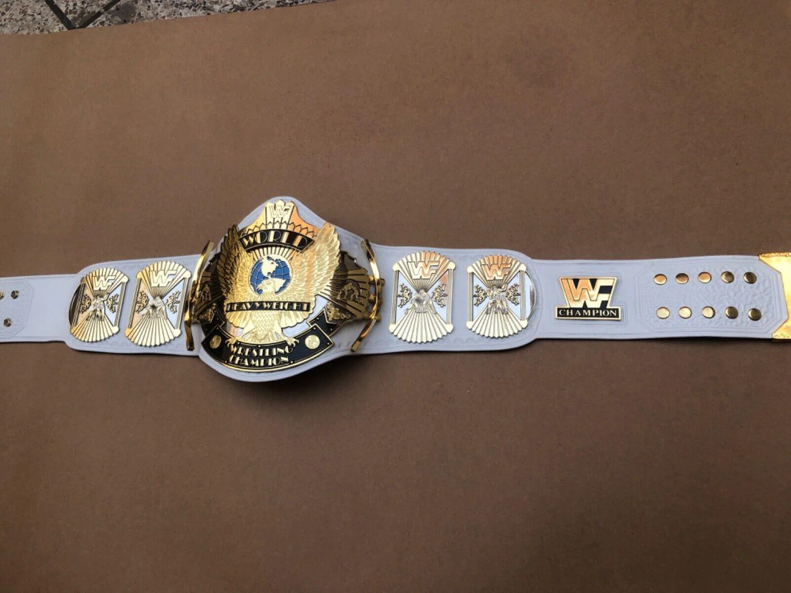 WWF WHITE WINGED EAGLE DUAL PLATED CNC HD CHAMPIONSHIP BELT - Image 6