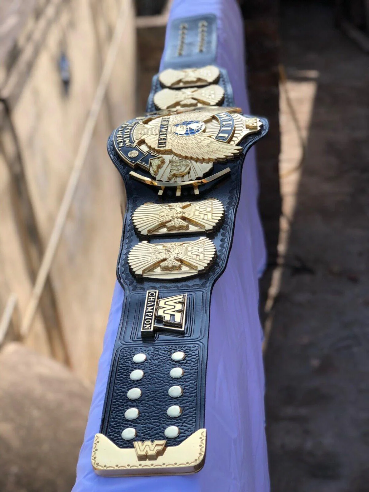 WWF Winged Eagle CNC HD Championship Belt - Image 8