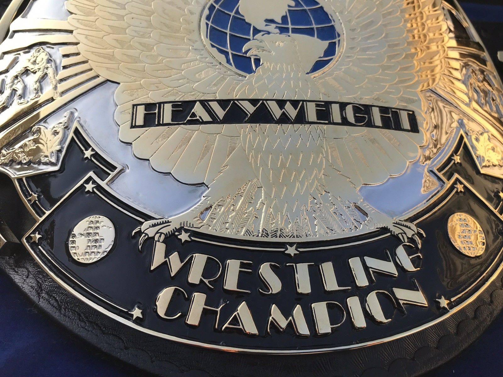 WWF WINGED EAGLE DUAL PLATED 24K GOLD Zinc Championship Belt - Image 8