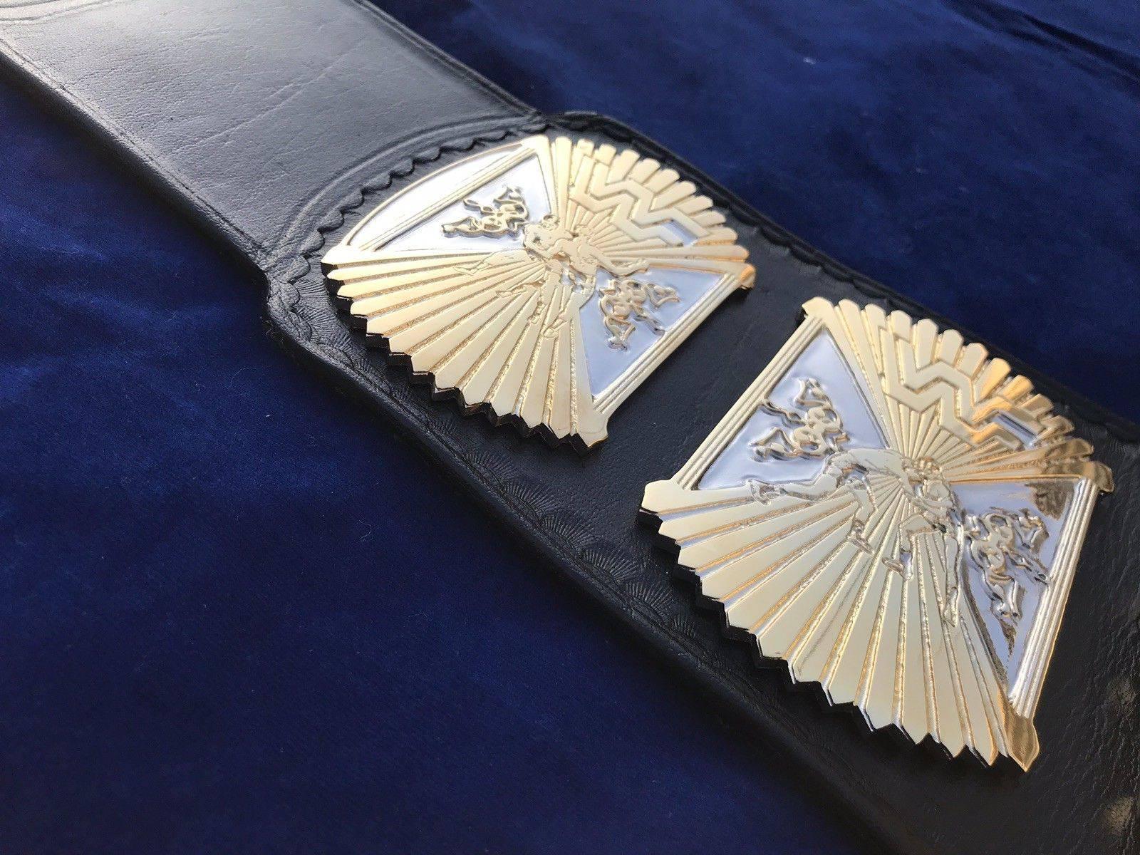 WWF WINGED EAGLE DUAL PLATED 24K GOLD Zinc Championship Belt - Image 9