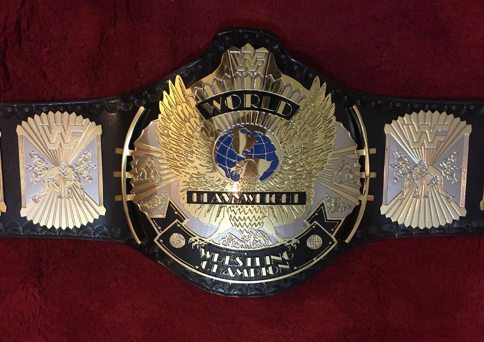 WWF WINGED EAGLE DUAL PLATED Brass Championship Belt - Image 6