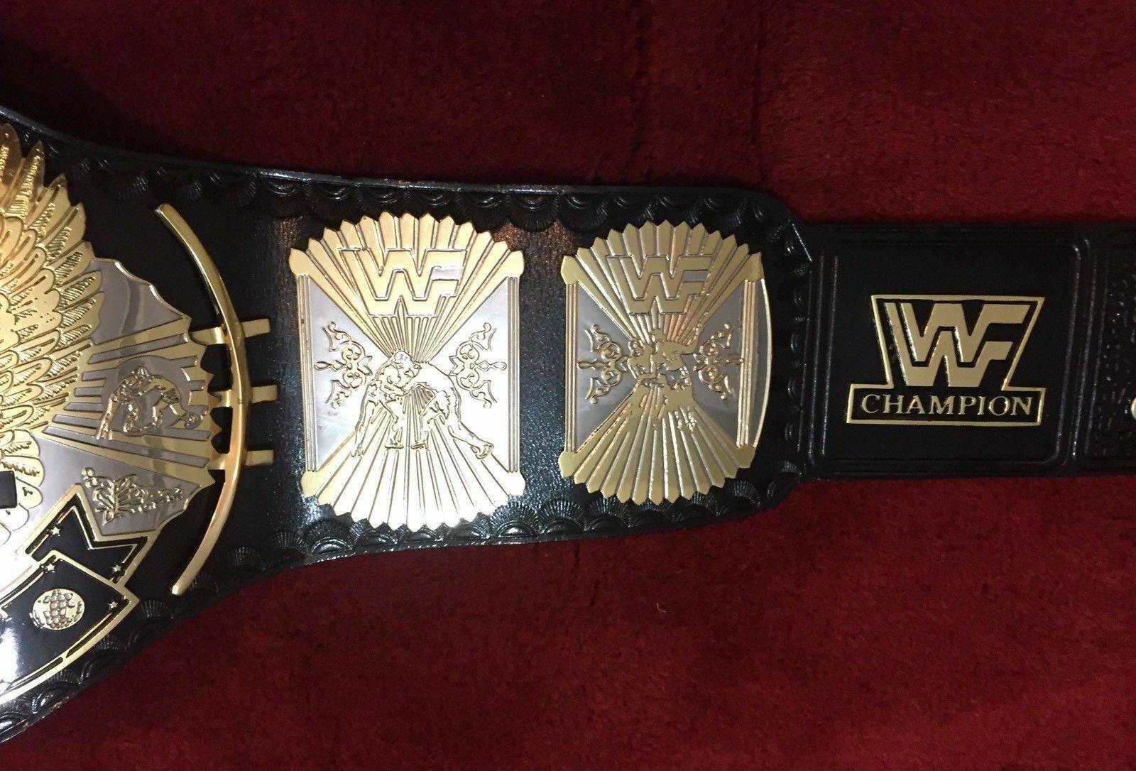 WWF WINGED EAGLE DUAL PLATED Brass Championship Belt - Image 7