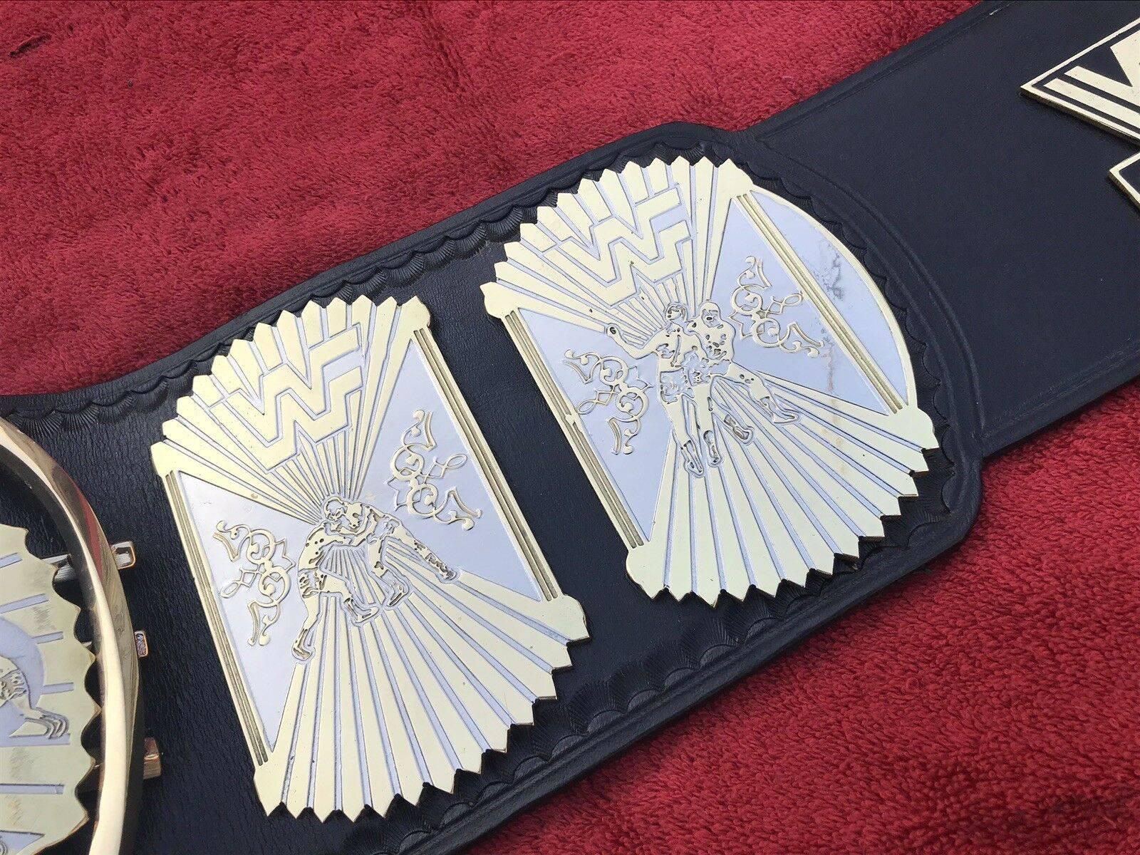 WWF WINGED EAGLE DUAL PLATED Brass Championship Title Belt - Image 11