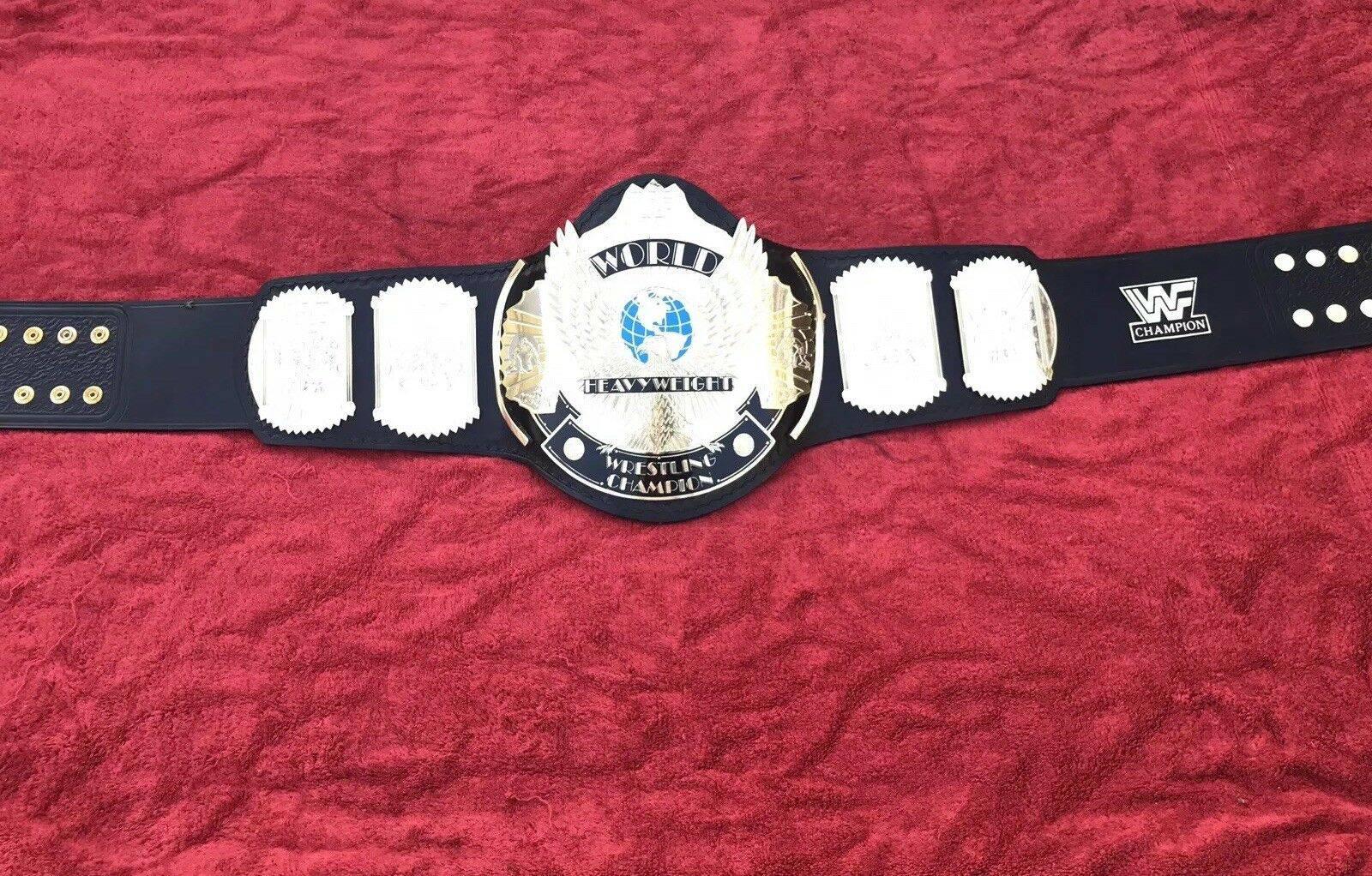 WWF WINGED EAGLE DUAL PLATED Brass Championship Title Belt - Image 2
