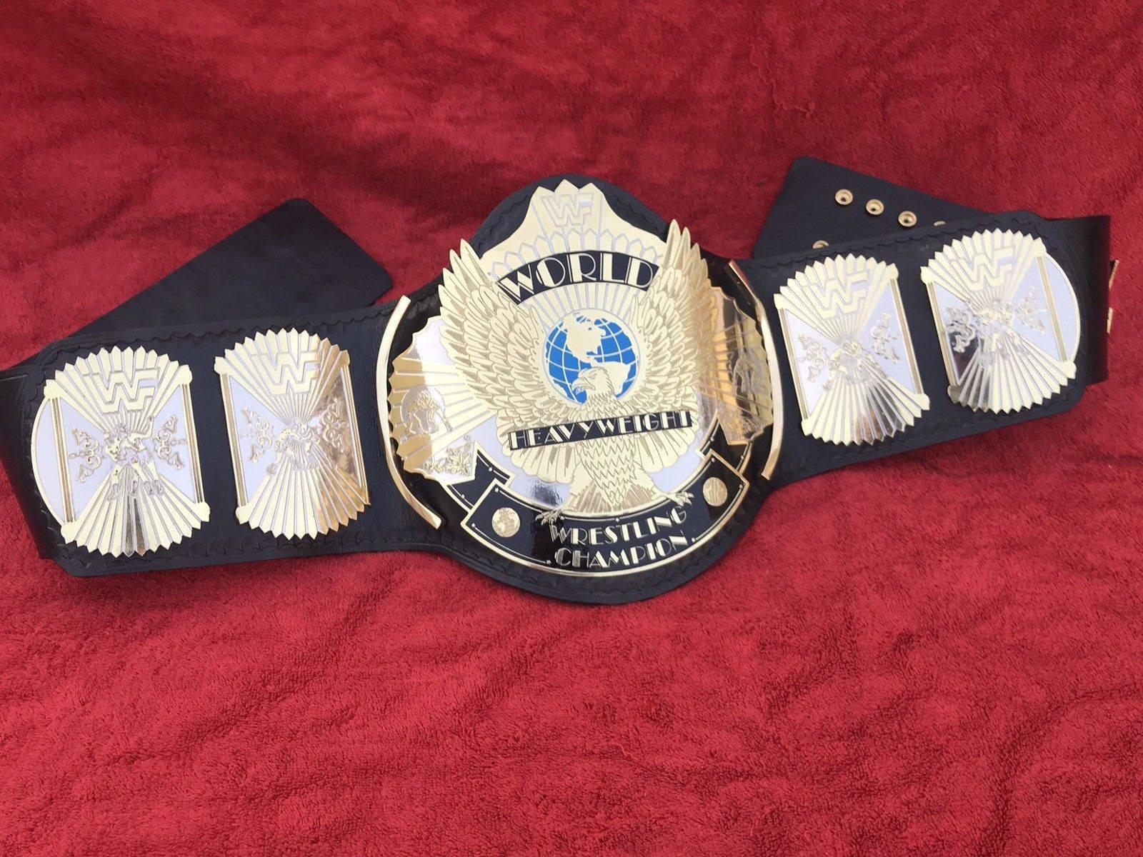WWF WINGED EAGLE DUAL PLATED Brass Championship Title Belt - Image 4