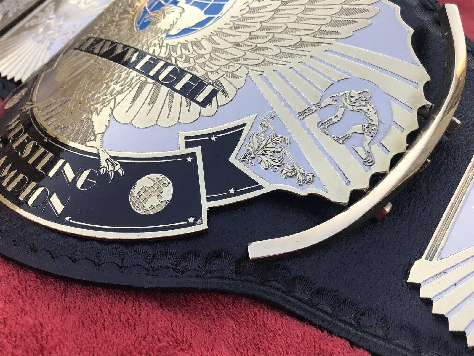 WWF WINGED EAGLE DUAL PLATED Brass Championship Title Belt - Image 5