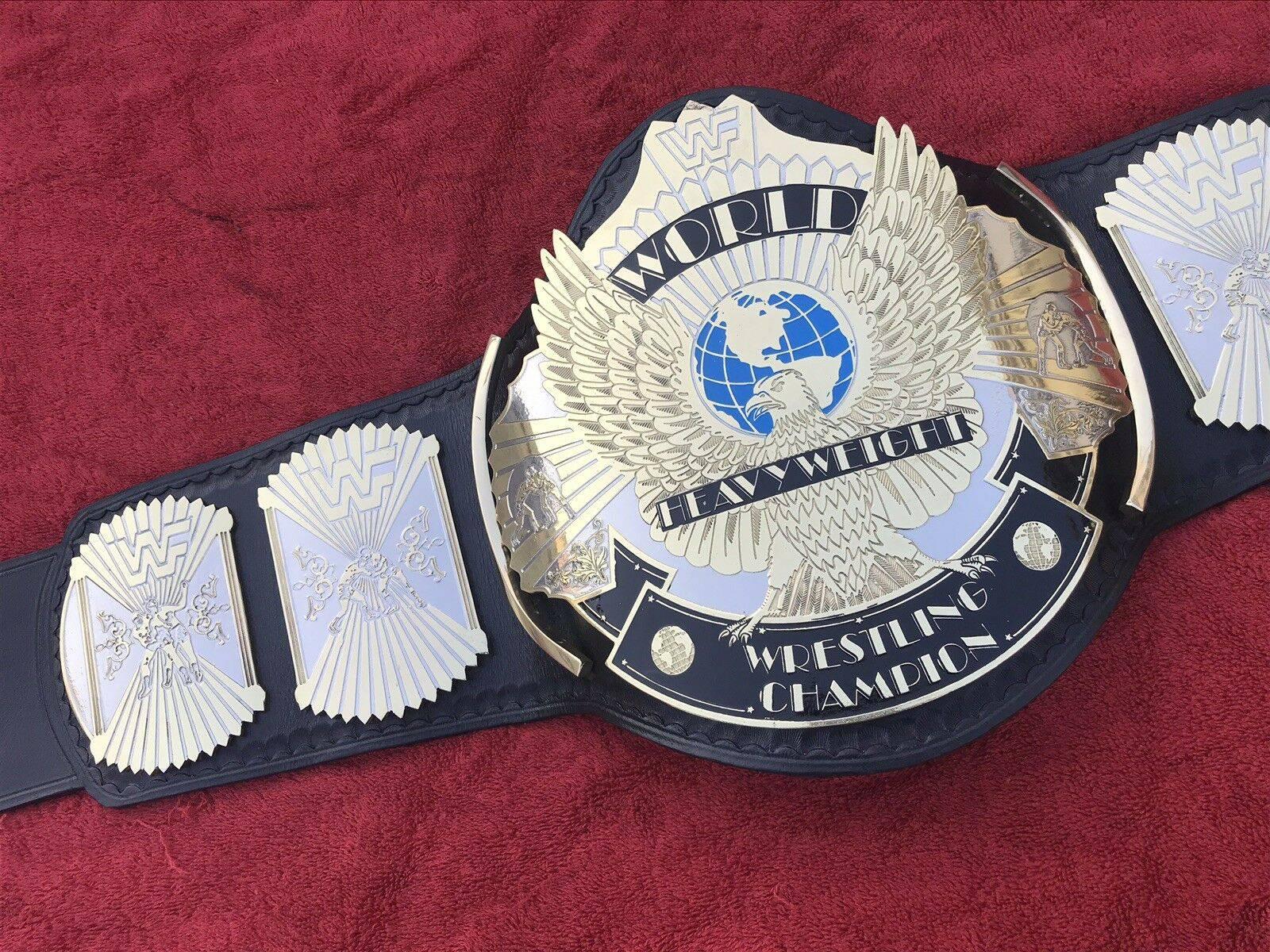 WWF WINGED EAGLE DUAL PLATED Brass Championship Title Belt - Image 6