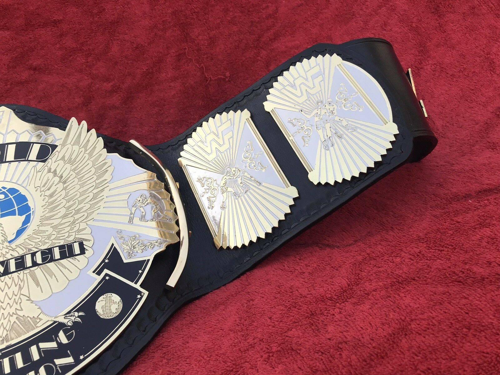 WWF WINGED EAGLE DUAL PLATED Brass Championship Title Belt - Image 8