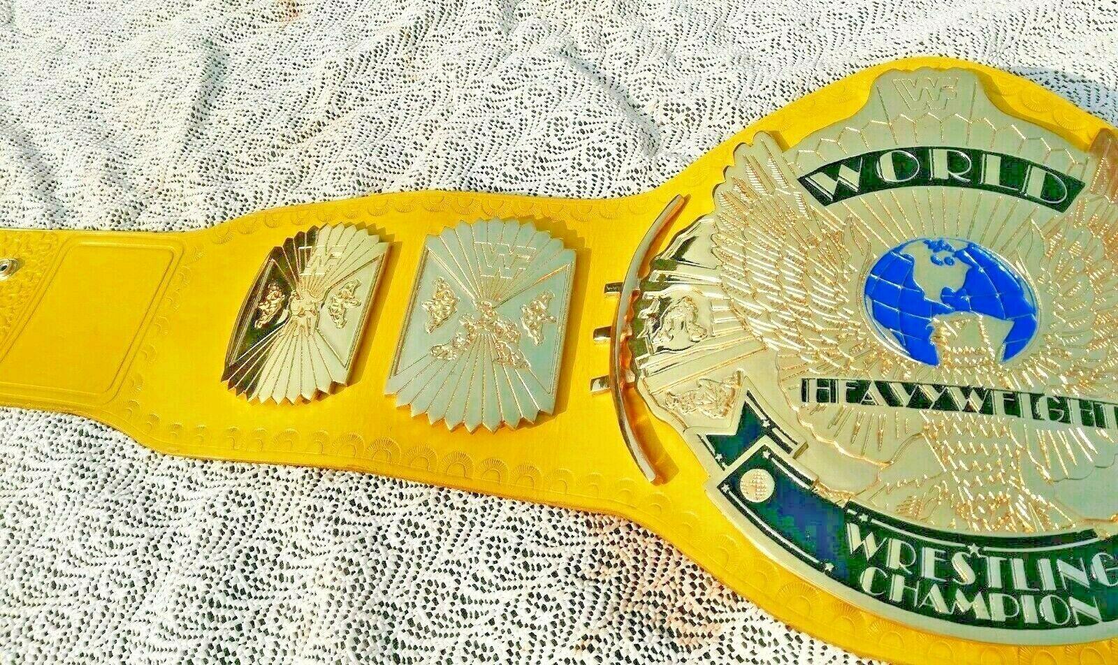 WWF WINGED EAGLE ULTIMATE WARRIOR Zinc Championship Belt - Image 3