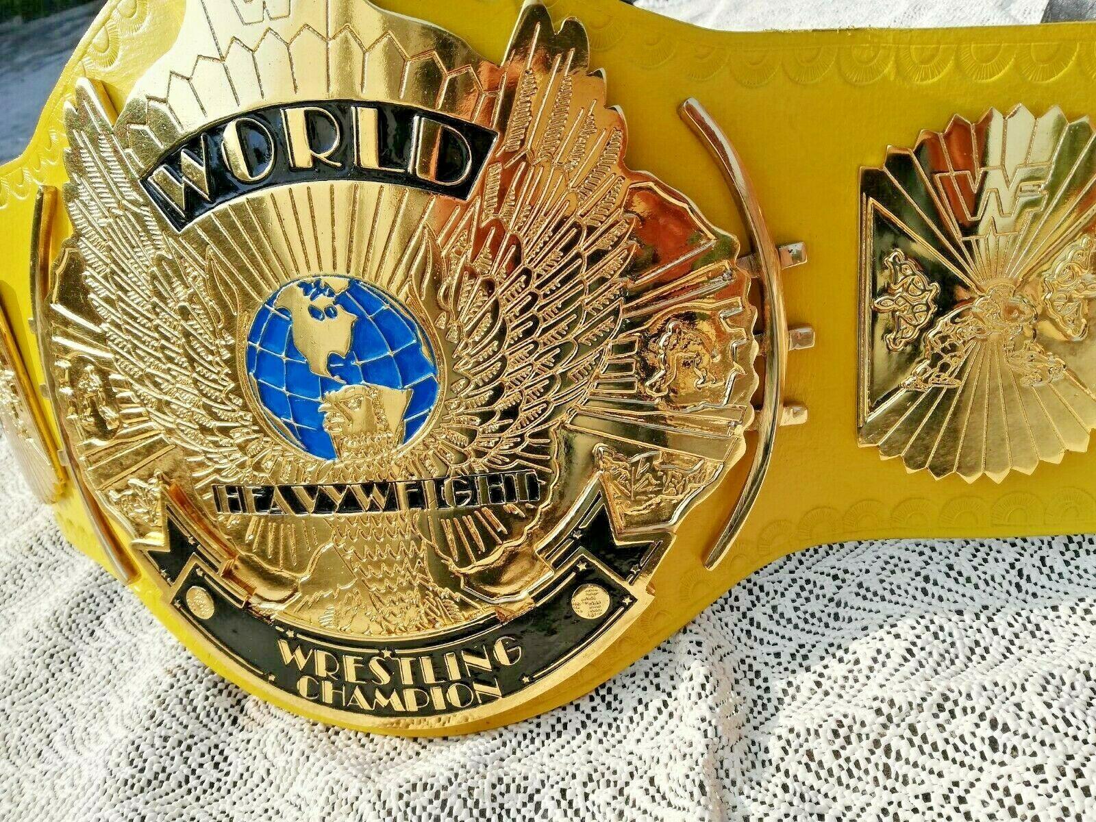 WWF WINGED EAGLE ULTIMATE WARRIOR Zinc Championship Belt - Image 4
