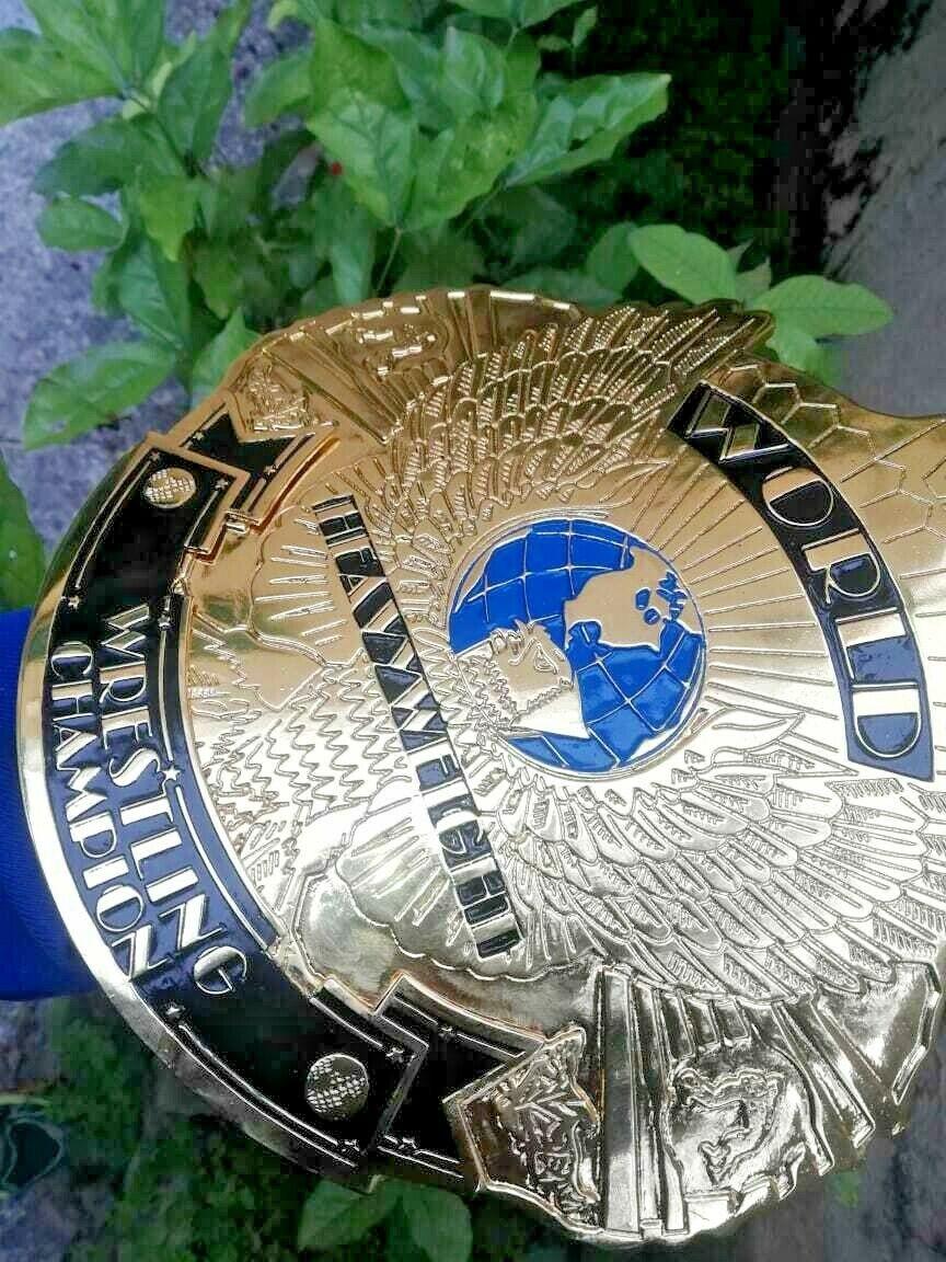 WWF WINGED EAGLE ULTIMATE WARRIOR Zinc Championship Belt - Image 5