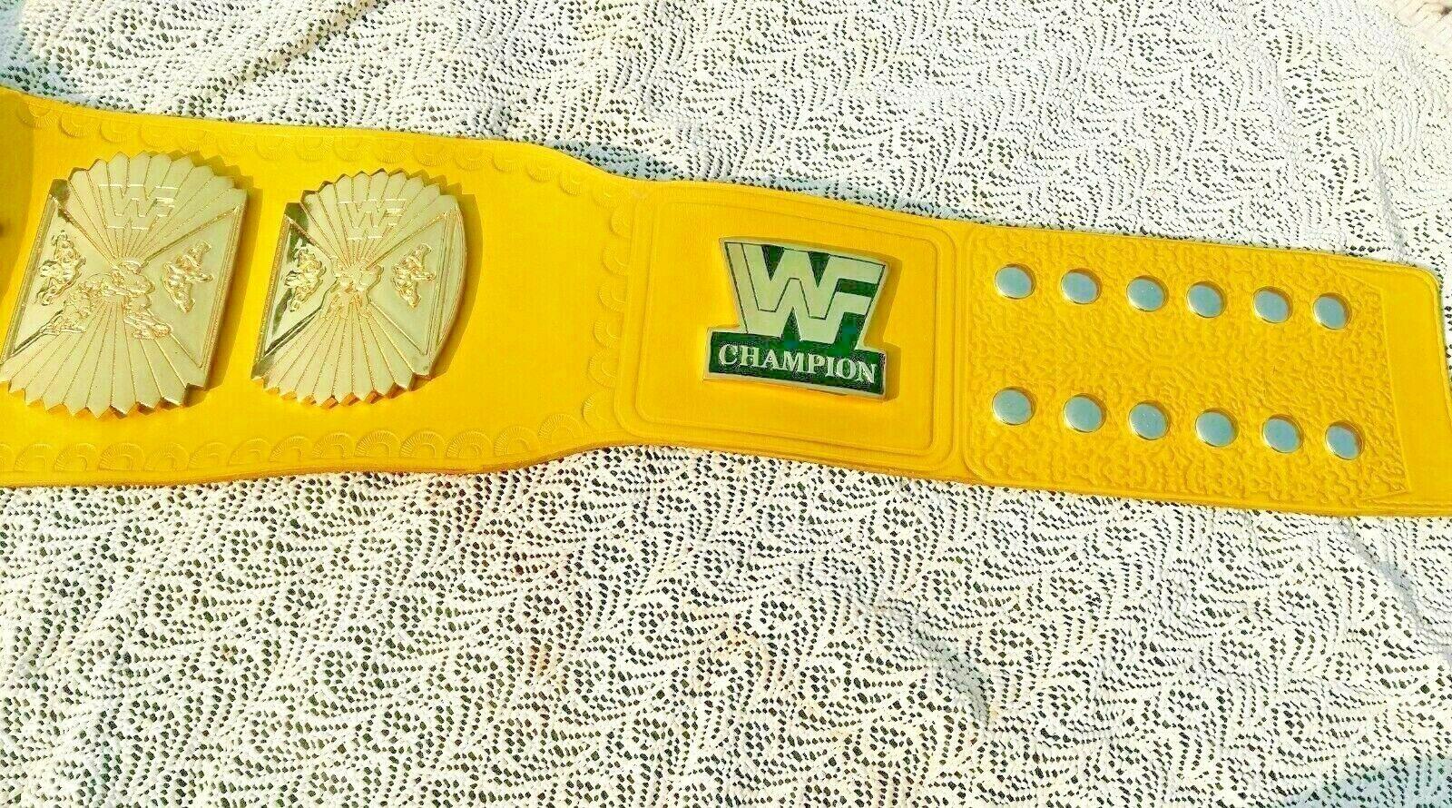 WWF WINGED EAGLE ULTIMATE WARRIOR Zinc Championship Belt - Image 7