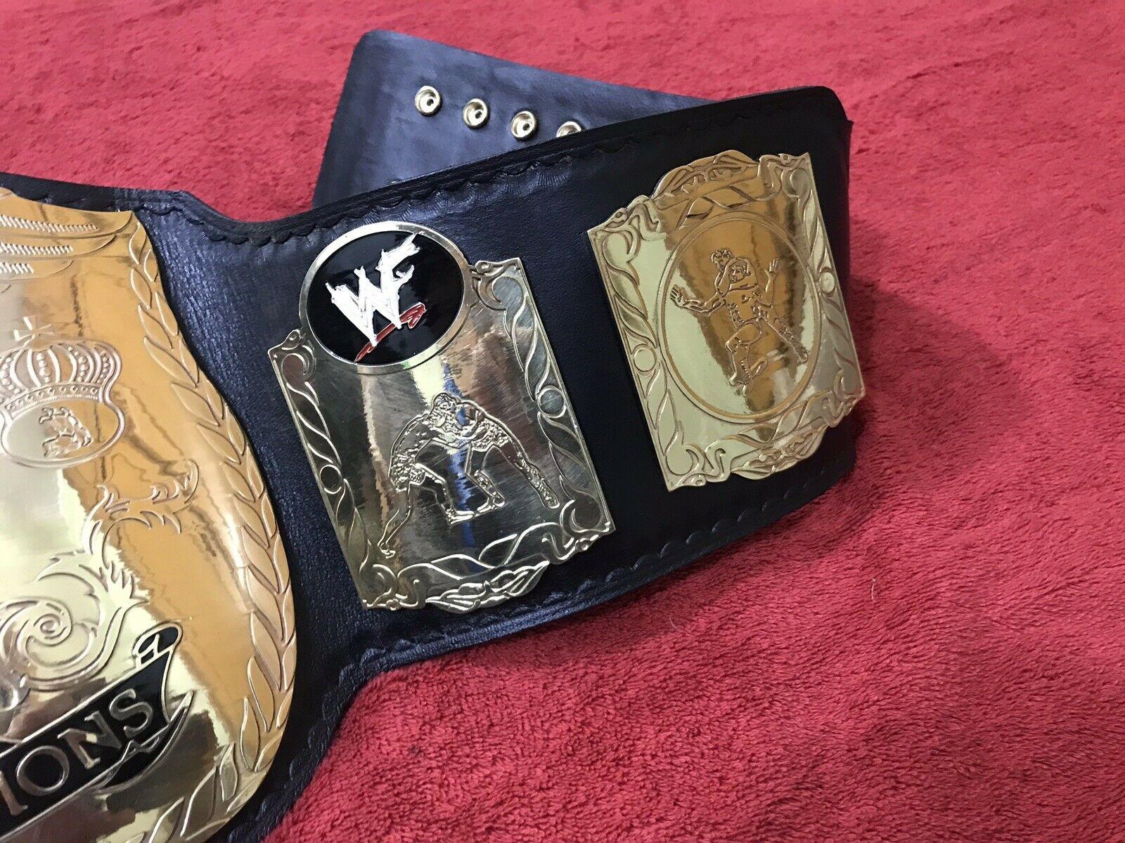 WWF WORLD TAG TEAM Brass Championship Replica Belt - Image 8