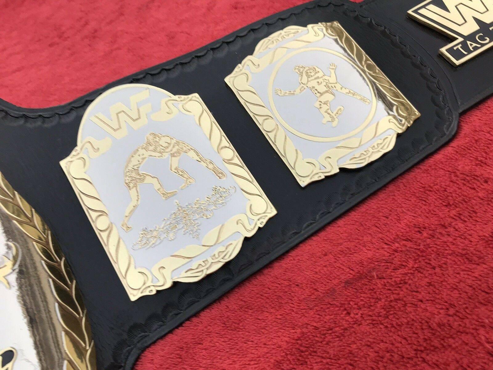 WWF WORLD TAG TEAM Brass Championship Replica Belt - Image 6