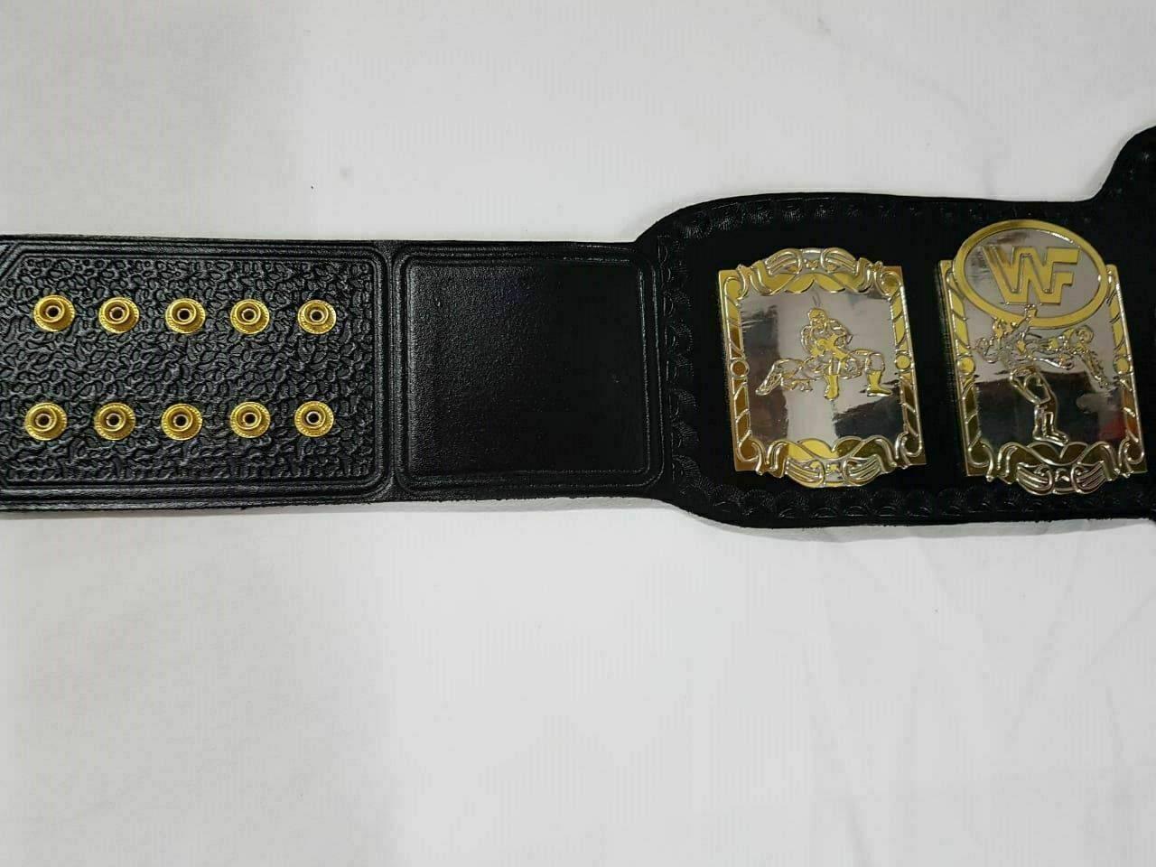 WWF WORLD TAG TEAM DUAL PLATED Brass Championship Belt - Image 6