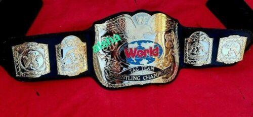 WWF WORLD TAG TEAM DUAL PLATED Zinc Championship Belt - Image 4