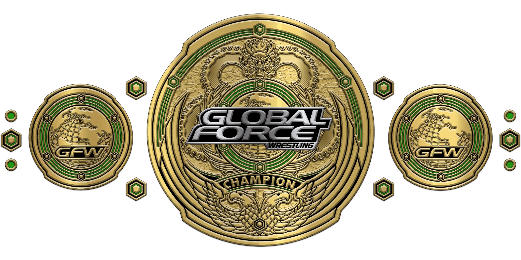 ZBCB-52 Custom Design Championship Belt