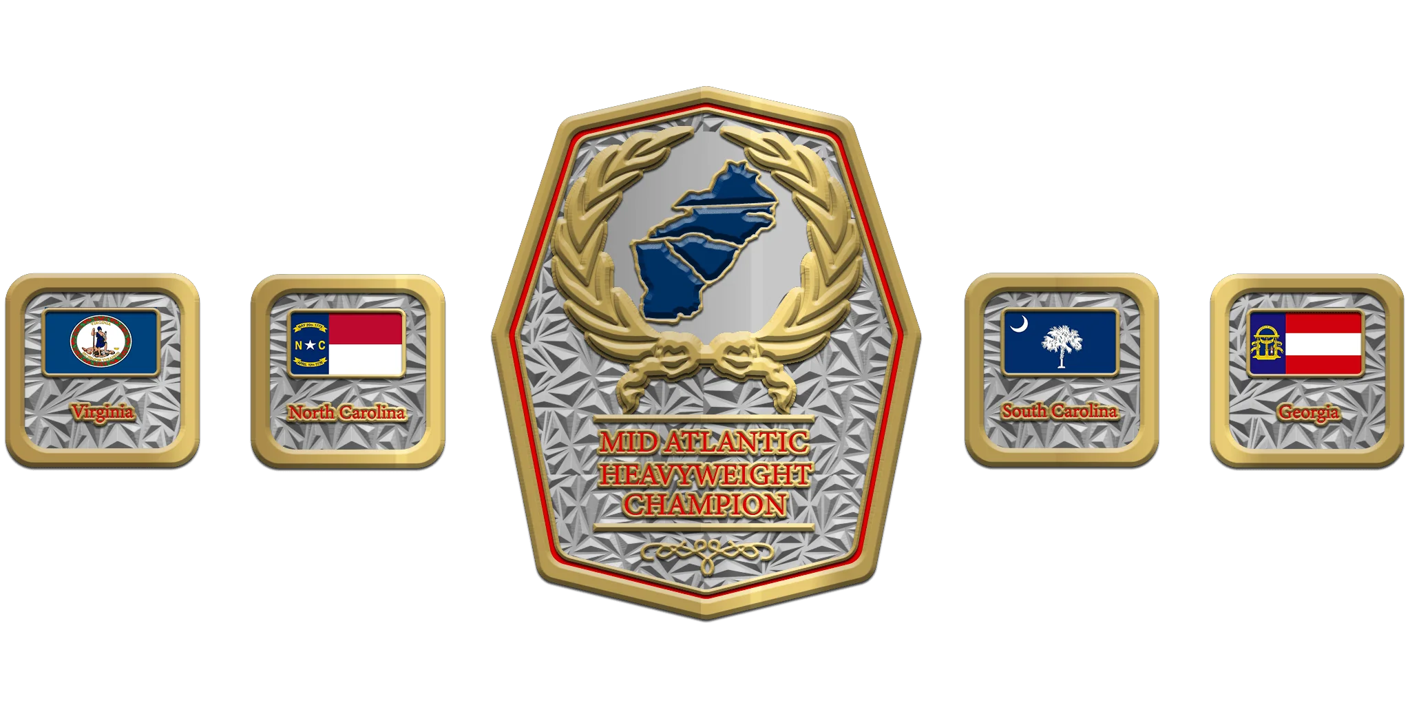 ZBCB-80 Custom Design Championship Belt